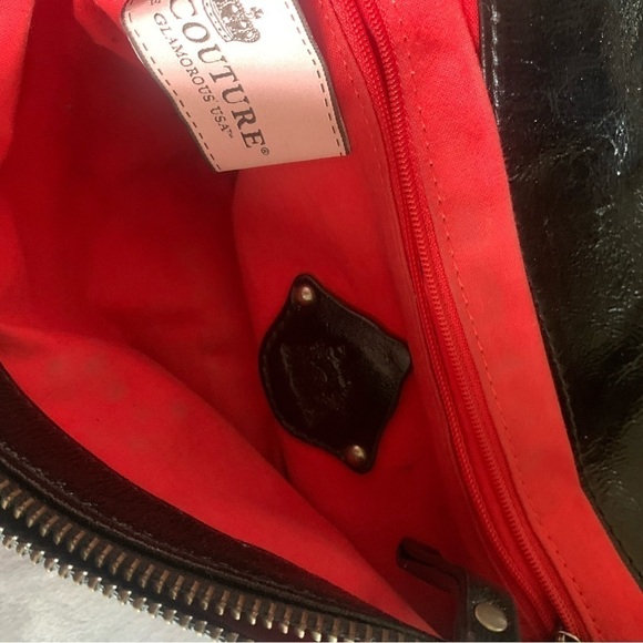 Juicy Couture Black Patent Leather Clutch - Picture 8 of 8